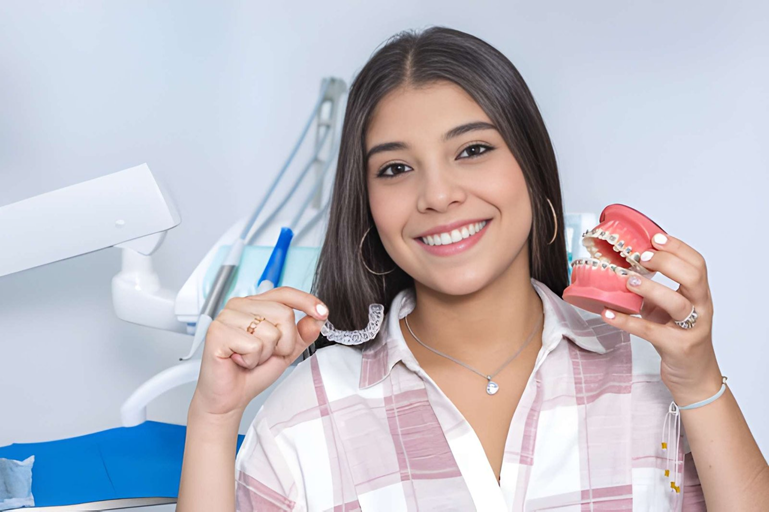Braces and aligners treatment