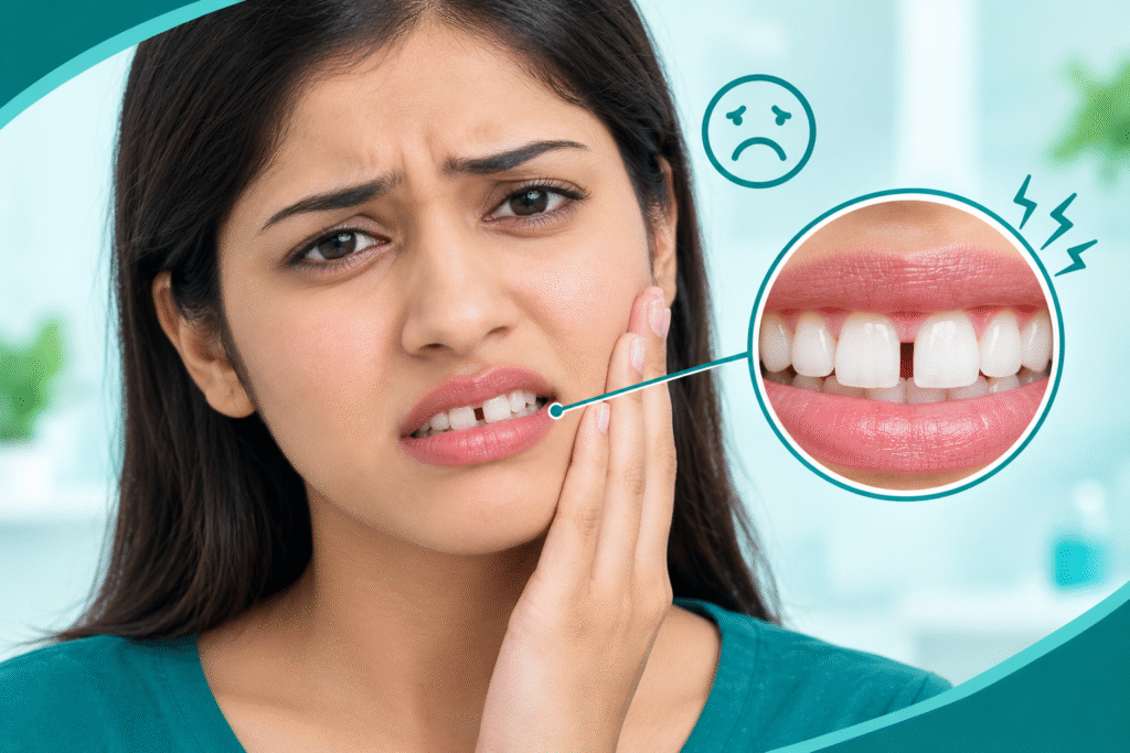 Tooth gap treatment in Tellapur